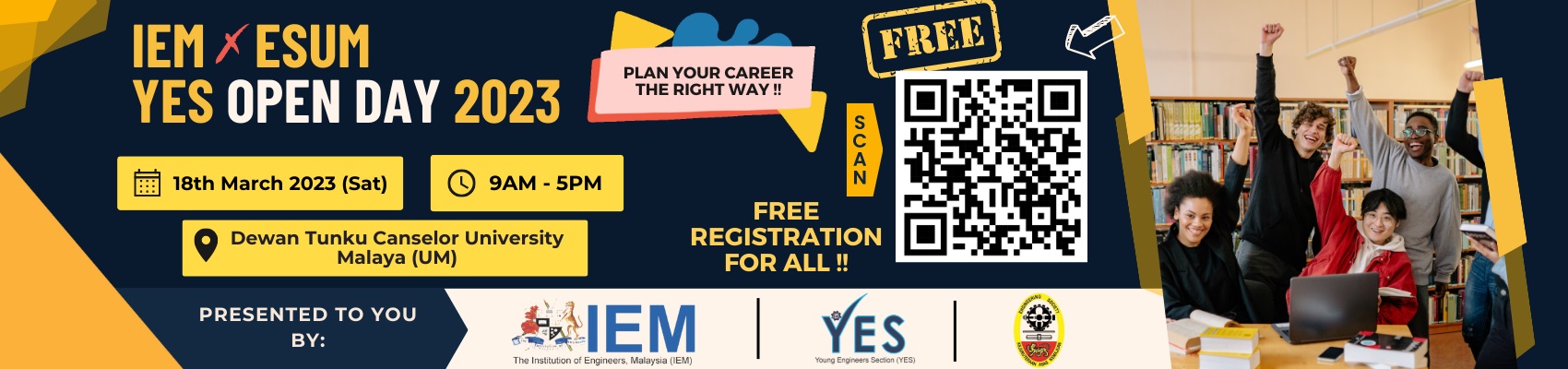 IEM X ESUM YES Open Day 2023 - ‘Plan Your Career the Right WAY!’